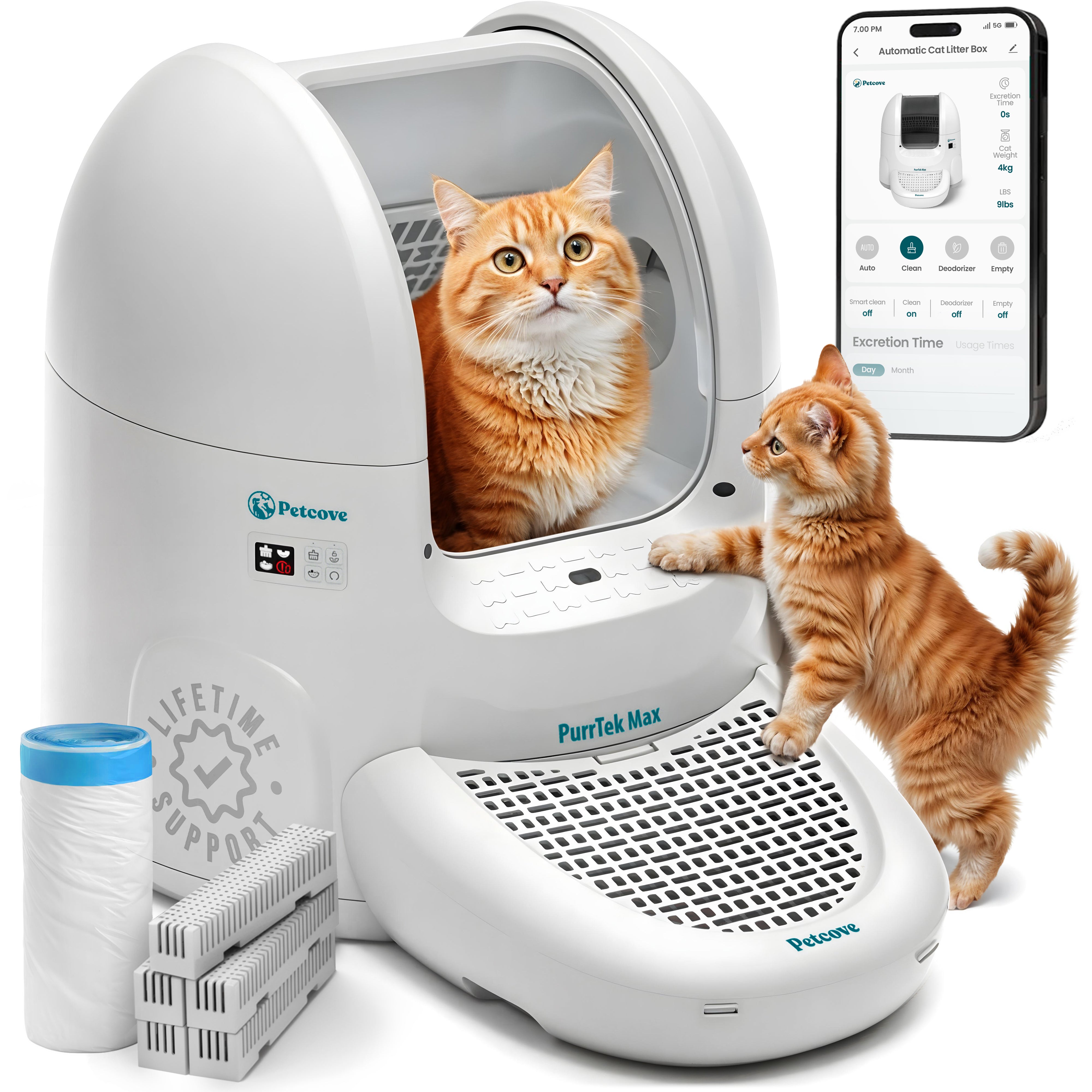 PurrTek Max Self-Cleaning Automatic Litter Box