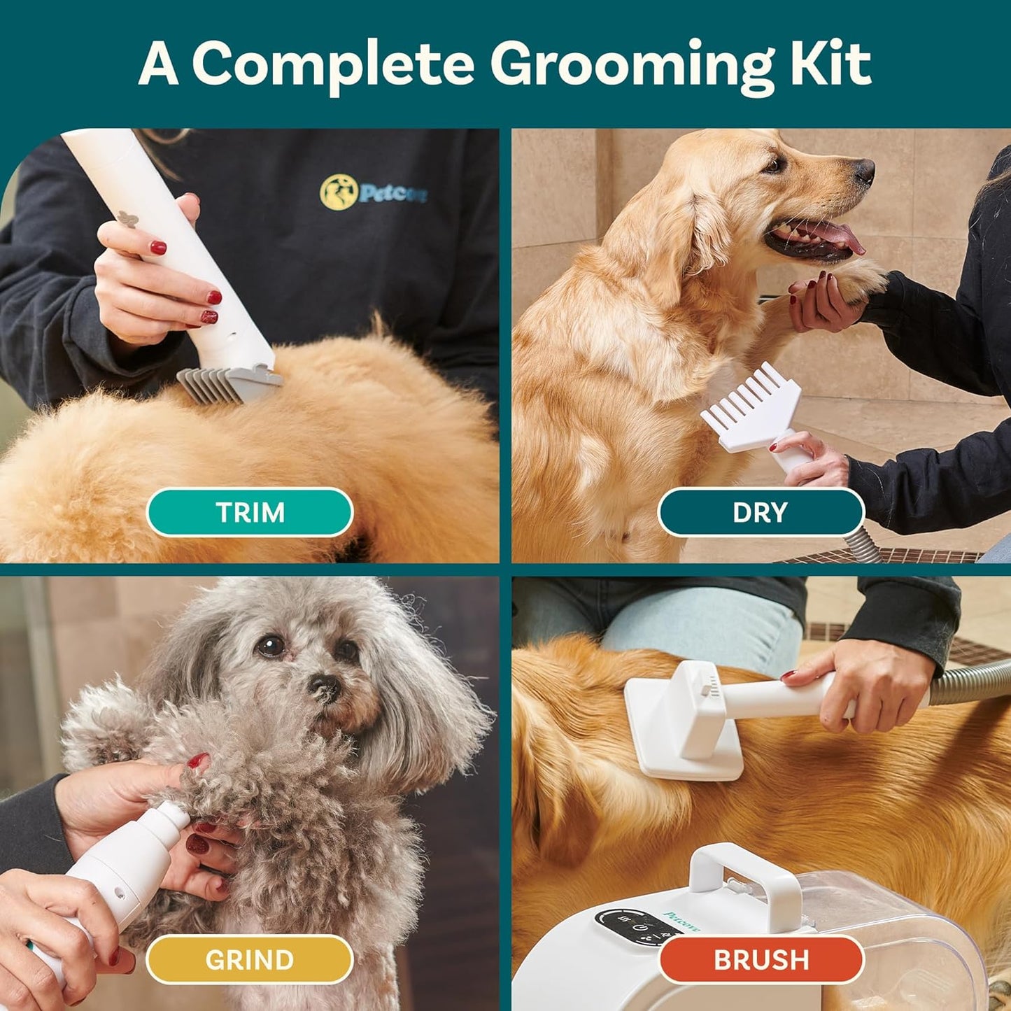 Petcove FurFluff Pet Grooming Kit