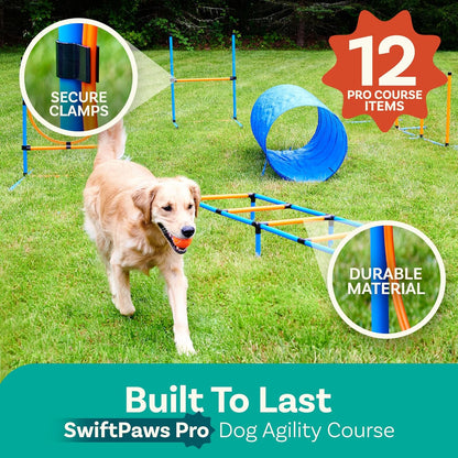 SwiftPaws Dog Agility Course Pro