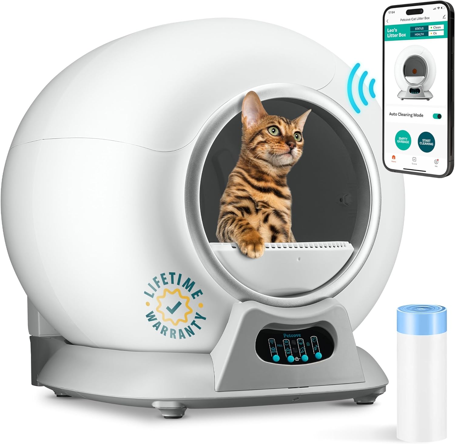 PurrTek™ Self Cleaning Litter Box – Petcove