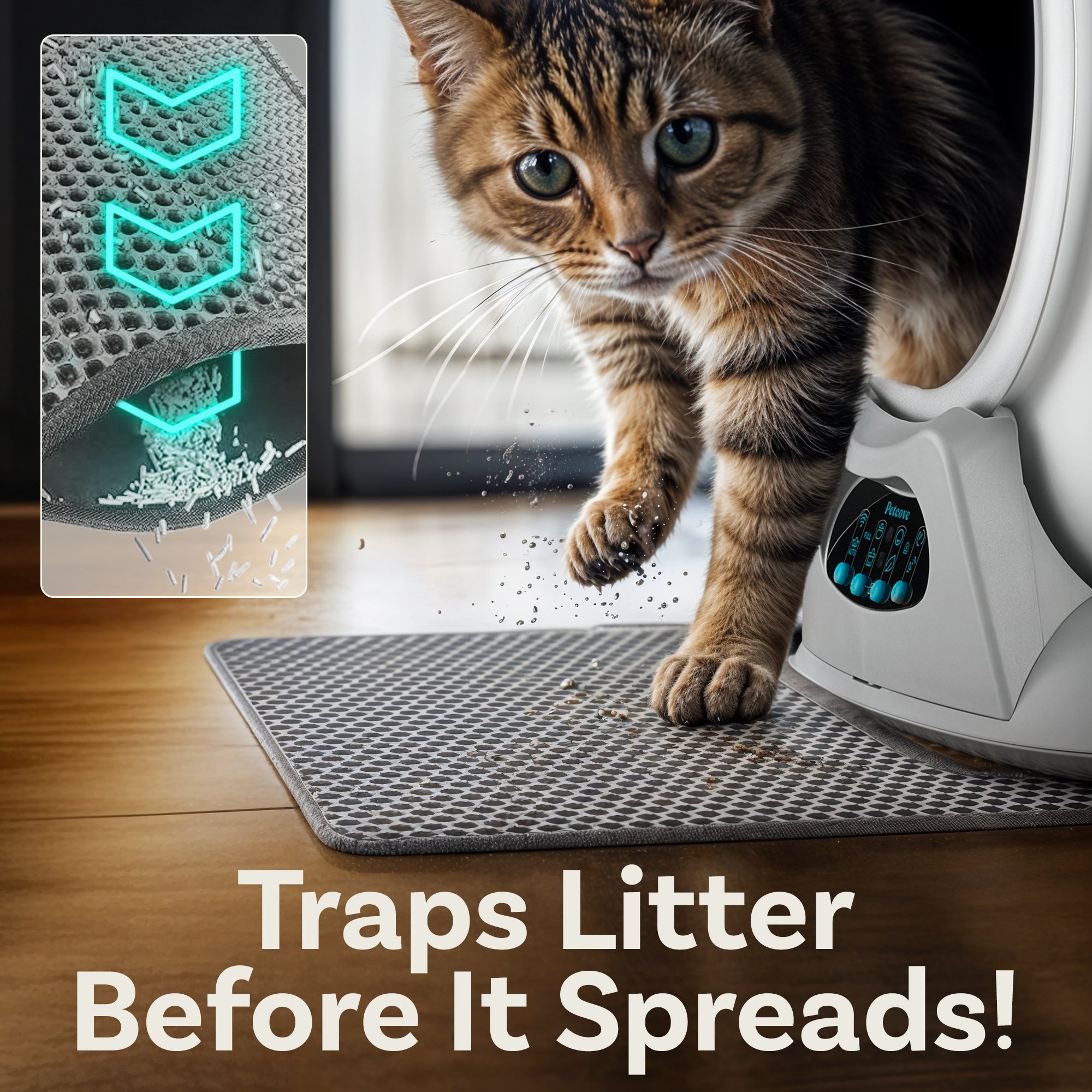 Petcove Cat Litter Mat