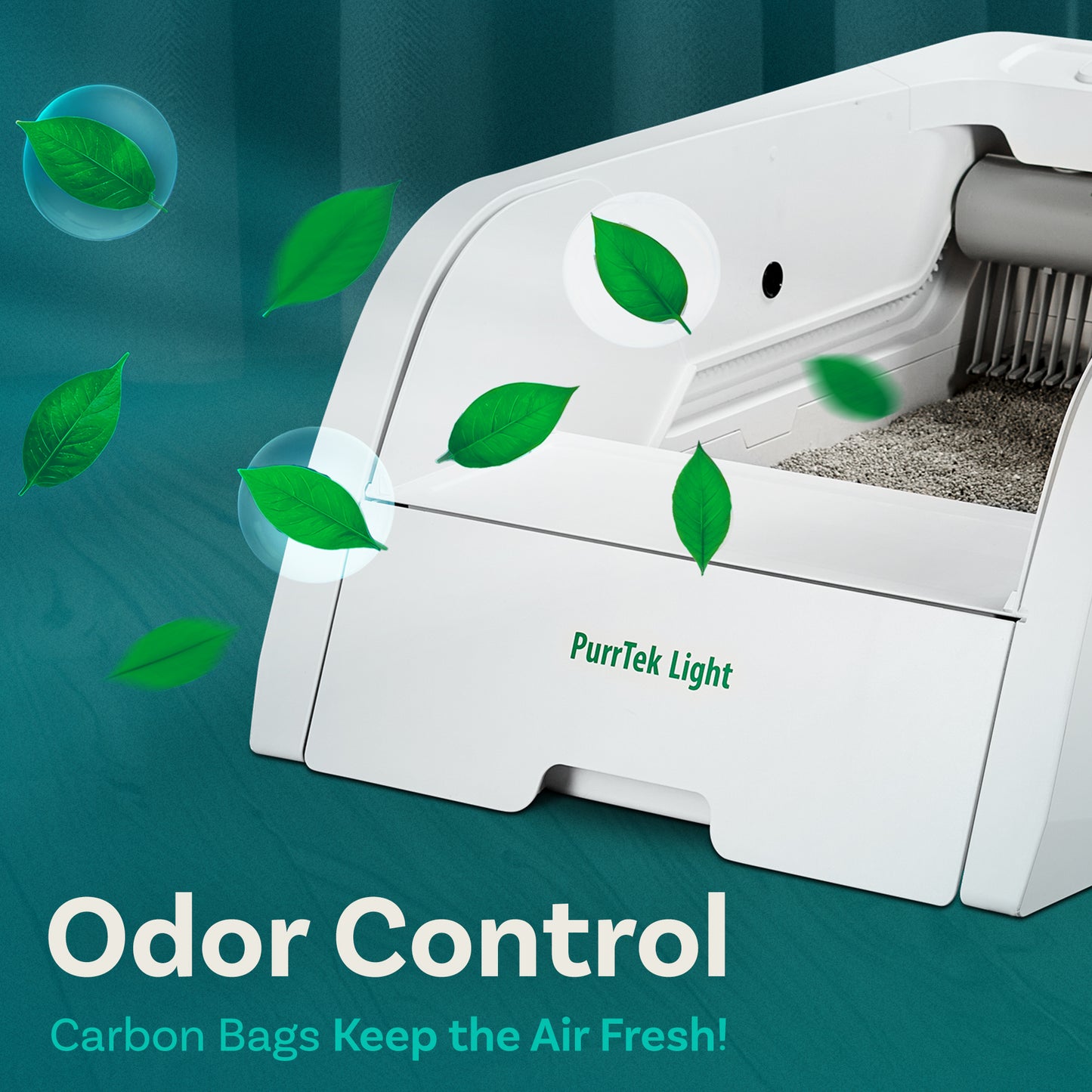 PurrTek™ Light Self-Cleaning Litter Box