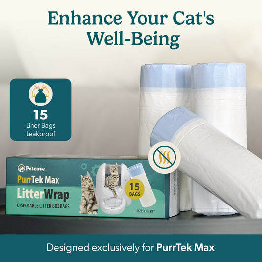 PurrTek™ Max LitterWrap Disposable Liner Refill – 15 Count