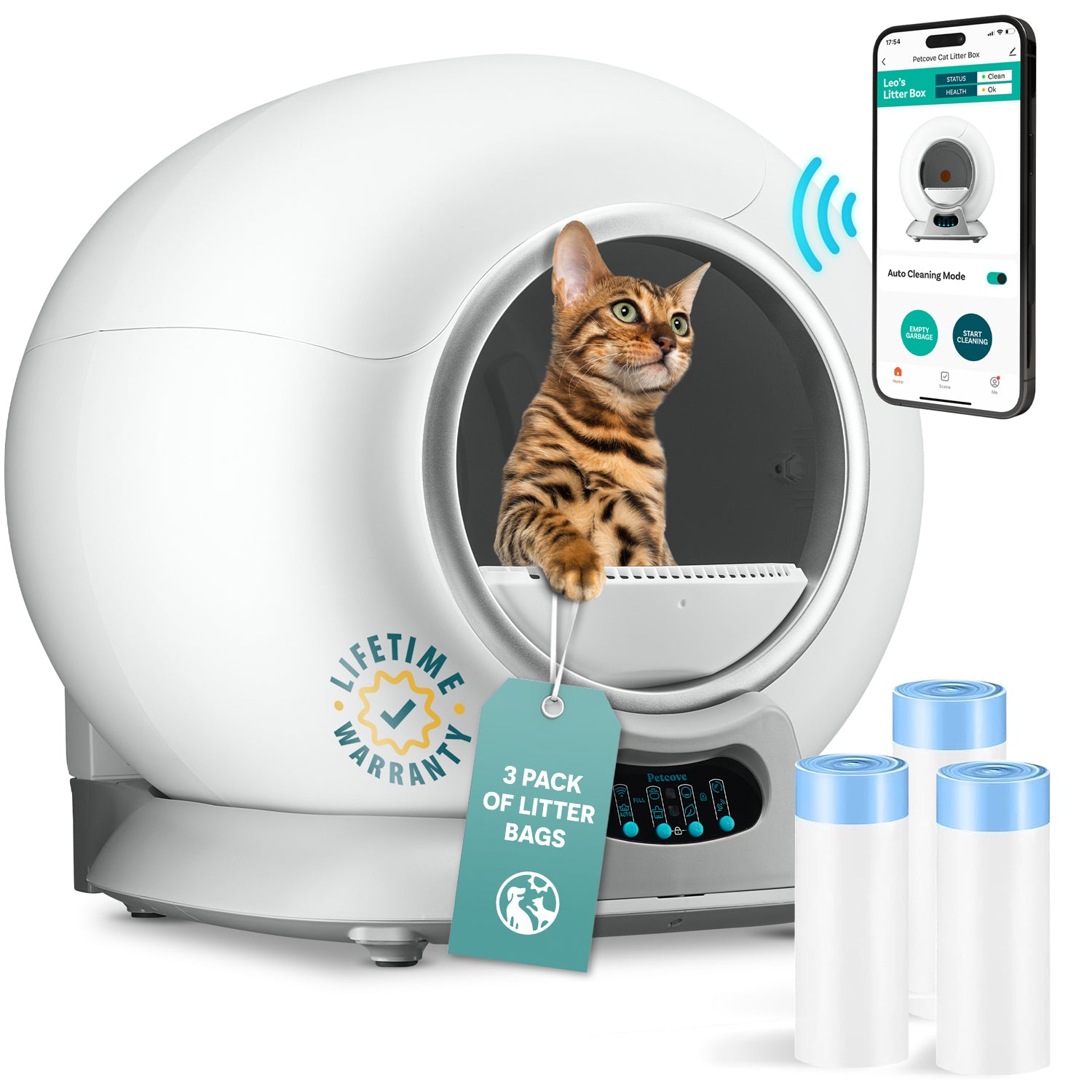 PurrTek™ Self Cleaning Litter Box