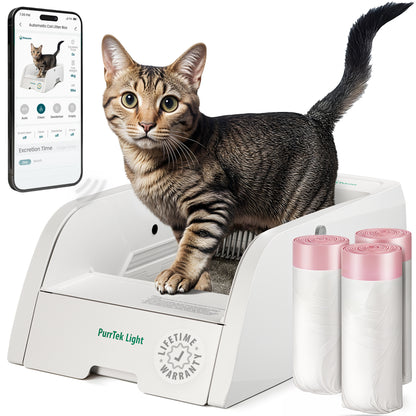 PurrTek™ Light Self-Cleaning Litter Box
