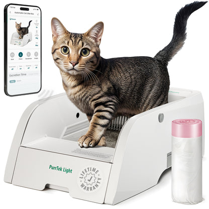 PurrTek™ Light Self-Cleaning Litter Box