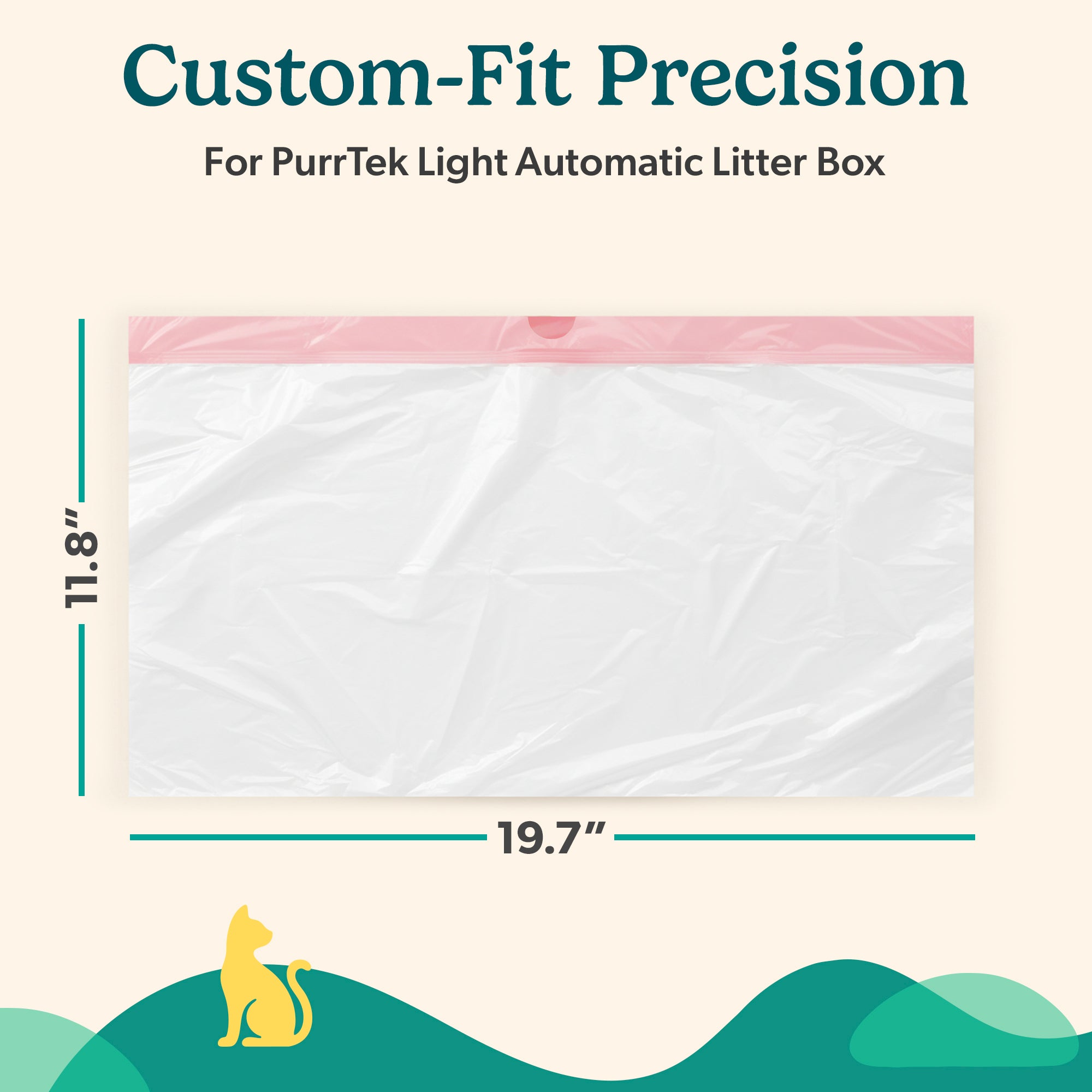 PurrTek™ Light LitterWrap Disposable Liner Refill – 20 Count