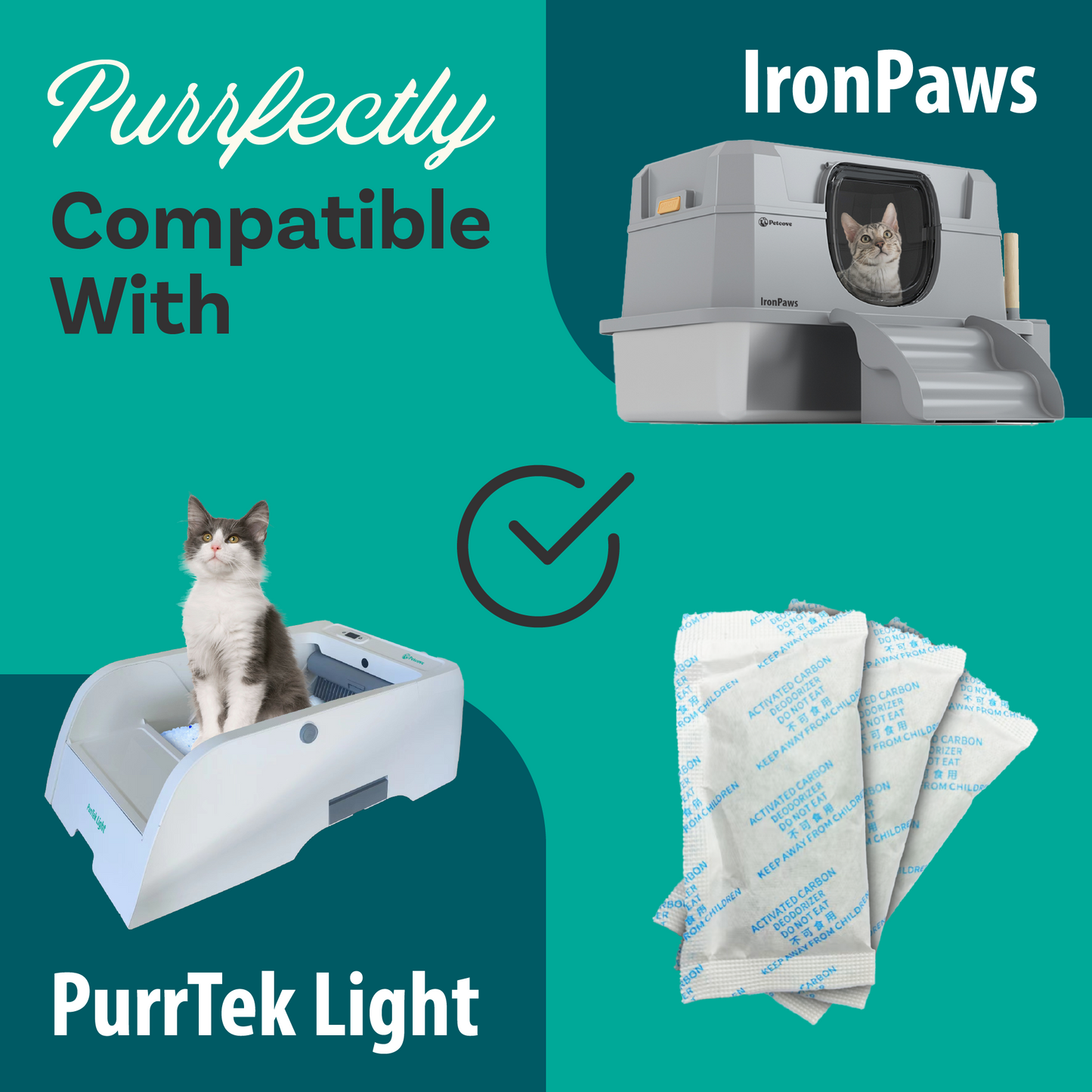 PurrFresh Carbon Deodorizer (For PurrTek Light & IronPaws)