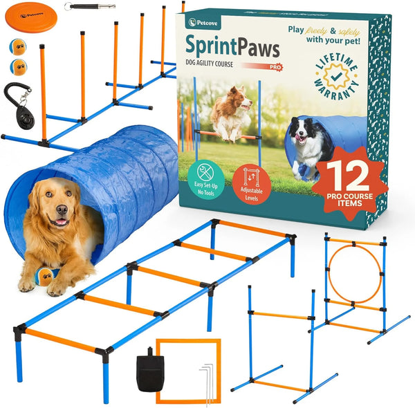 SprintPaws™ Pro Dog Agility Course