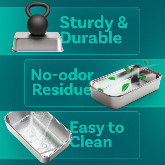 IronPaws™ Stainless Steel Litter Box