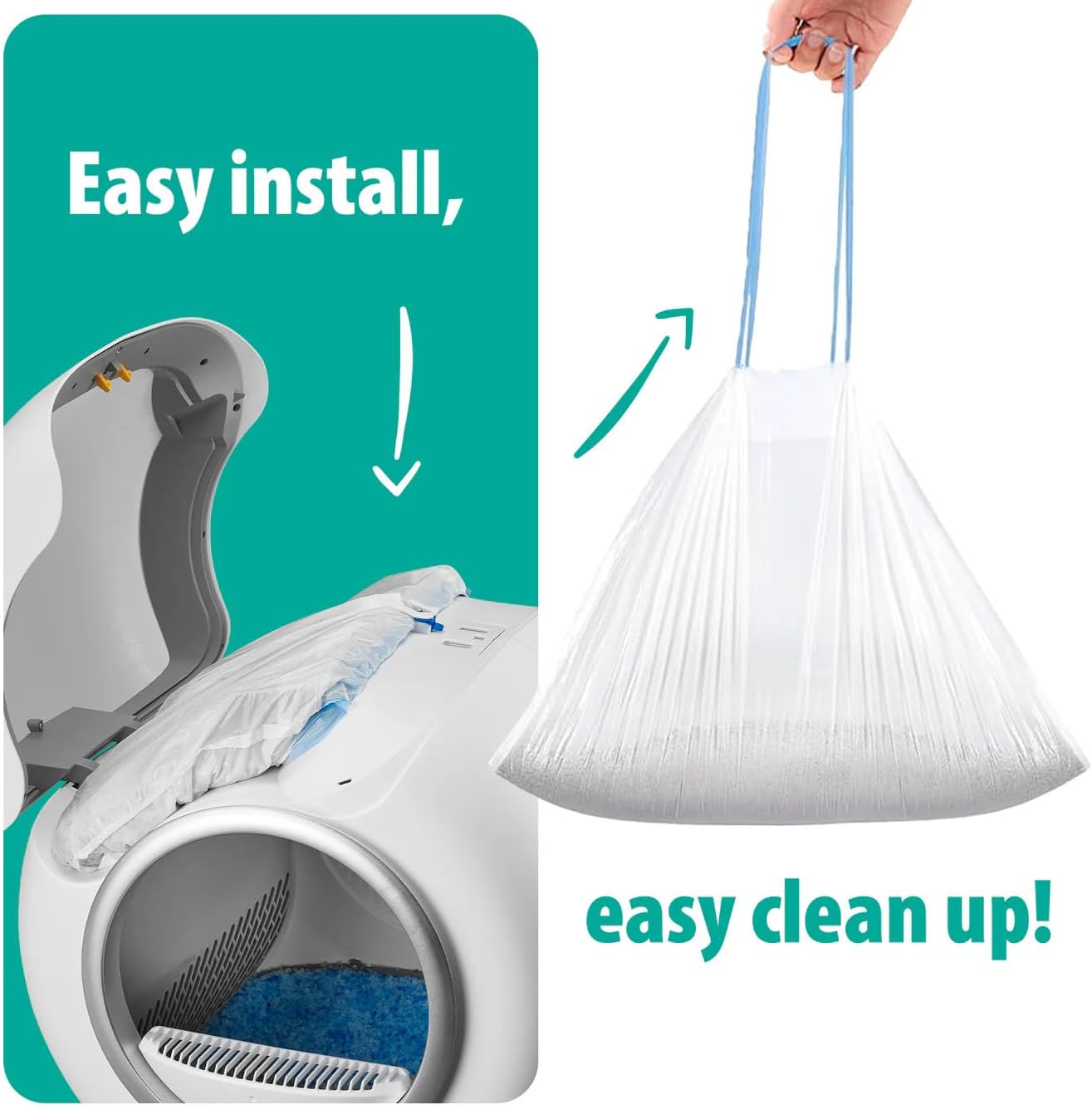 PurrTek LitterWrap™ Disposable Liner Refills - Pack of 3